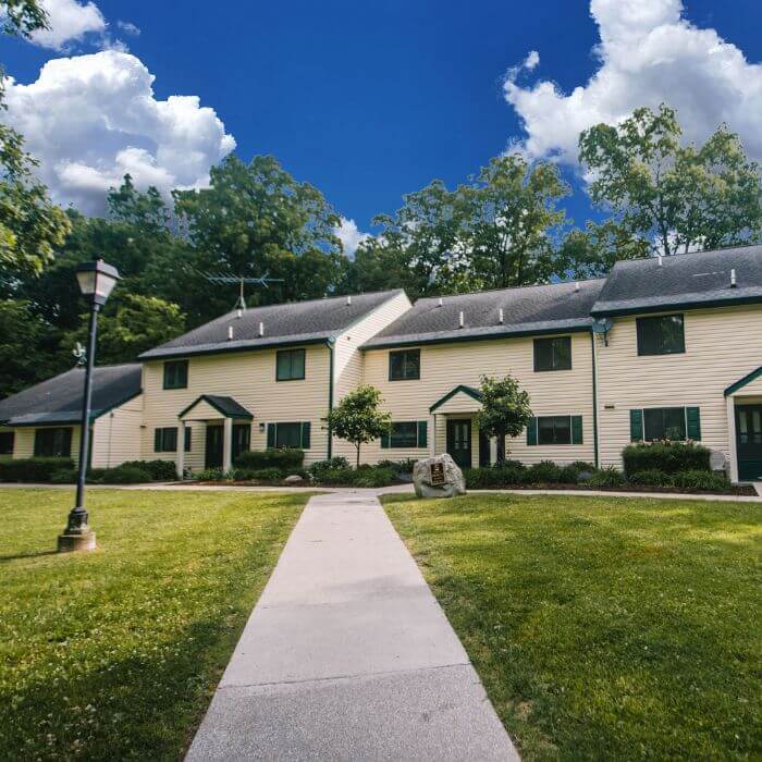 A residential area at Rose Hill Center