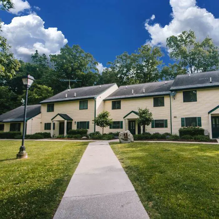 A residential area at Rose Hill Center