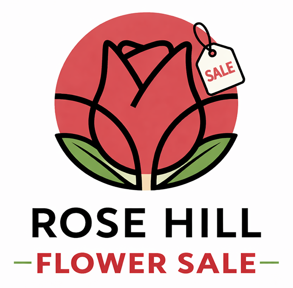 rose hill flower sale logo image
