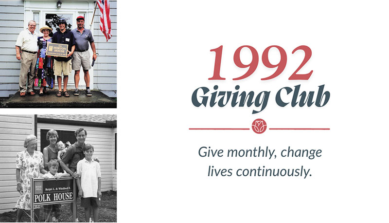 1992 Giving Club logo and photos image