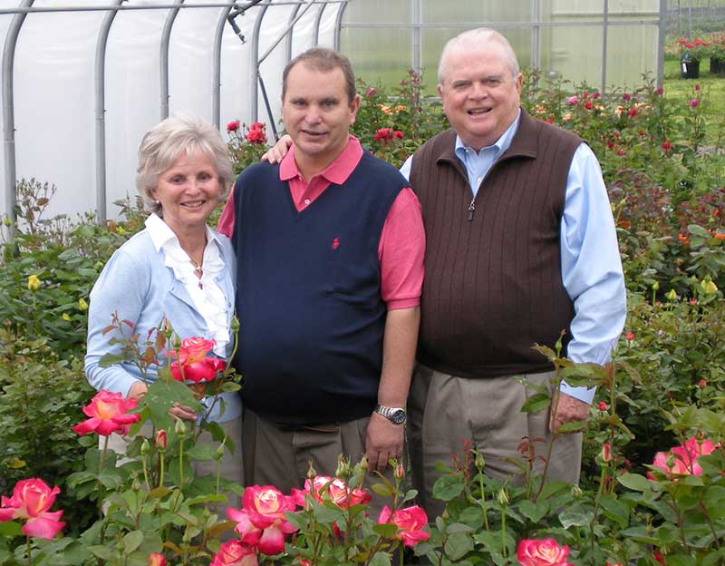 Kelly Family in Greenhouse photo